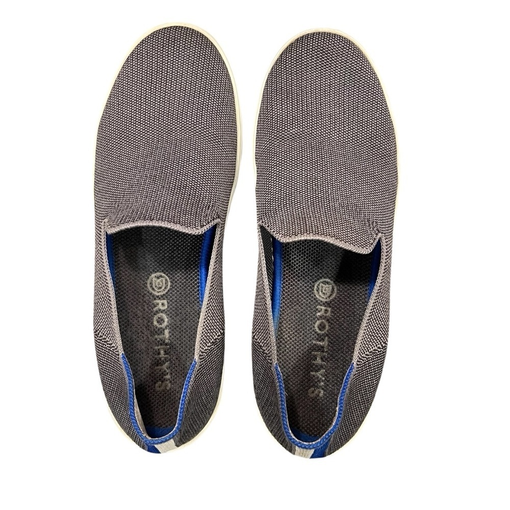 ROTHY’S The City Slip On Sneakers Gray Grey Women’s Size 10 - Picture 2 of 12